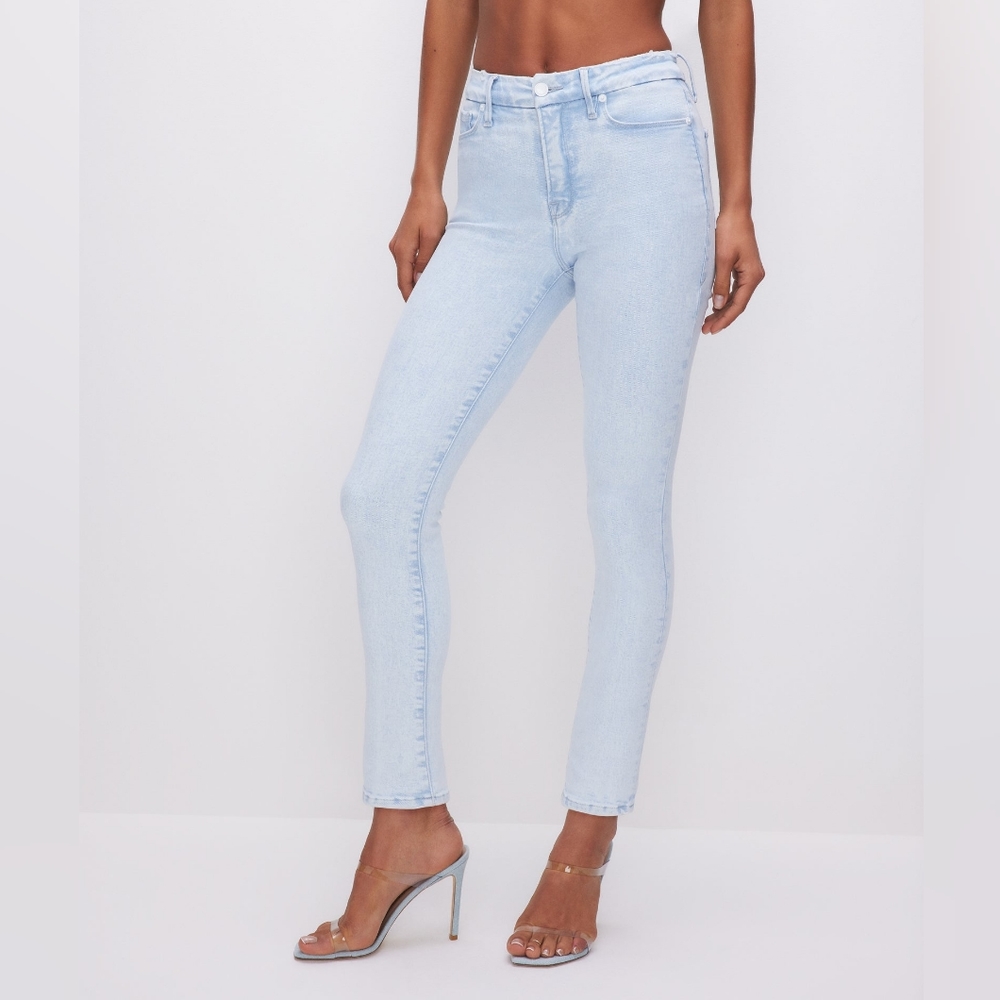 NWT Good American Good Classic Slim Straight Jeans - 8